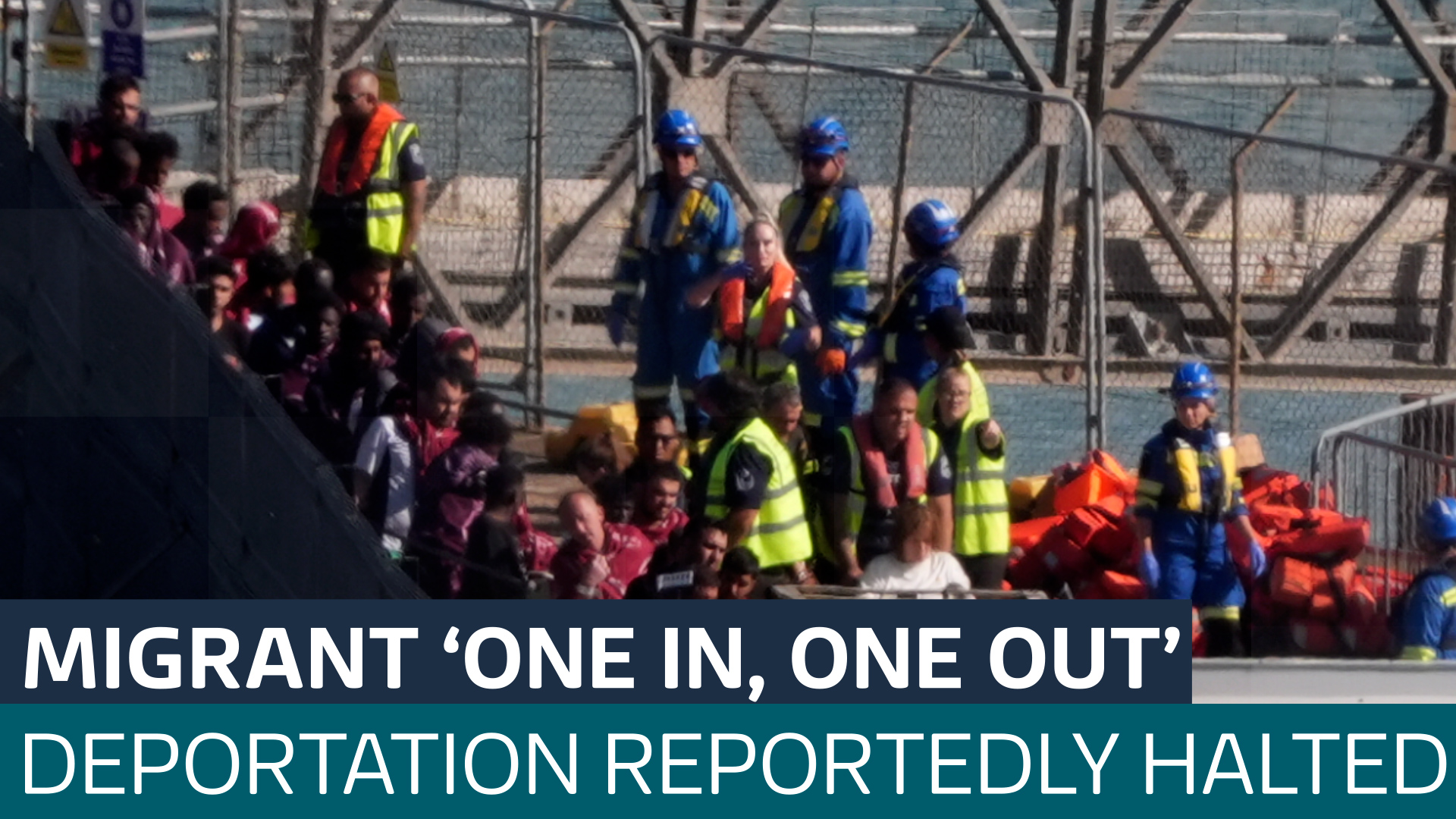 First migrant deportation flight from UK reportedly delayed - Latest ...