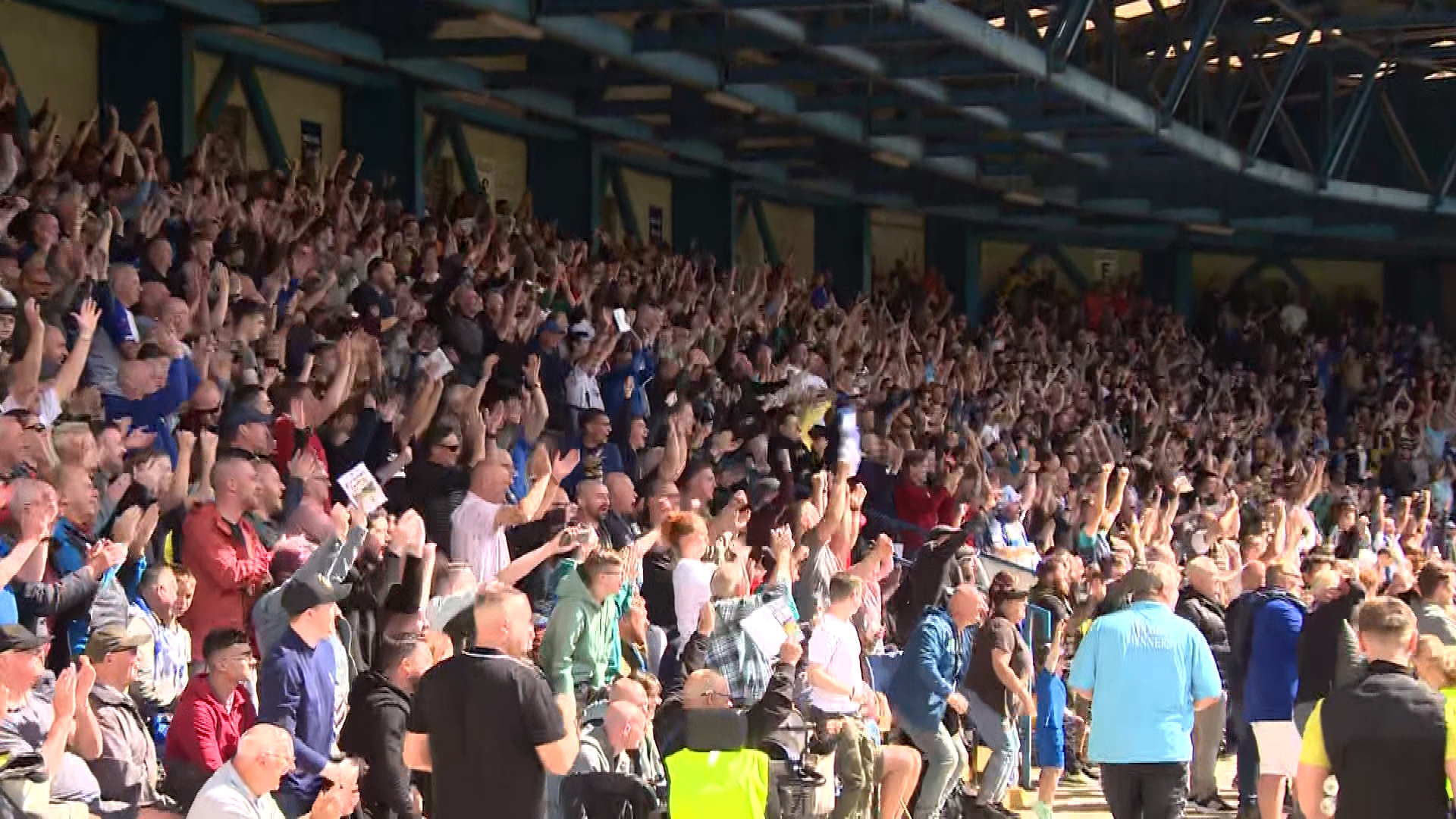 Bury FC triumphant Gigg Lane return marked by 51 win ITV News Granada