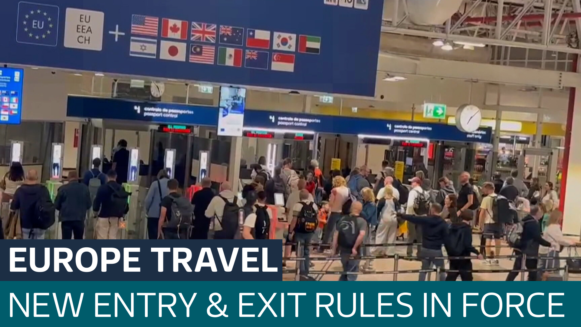 Brits face new fingerprint and face scan rules for EU travel - Latest From ITV News