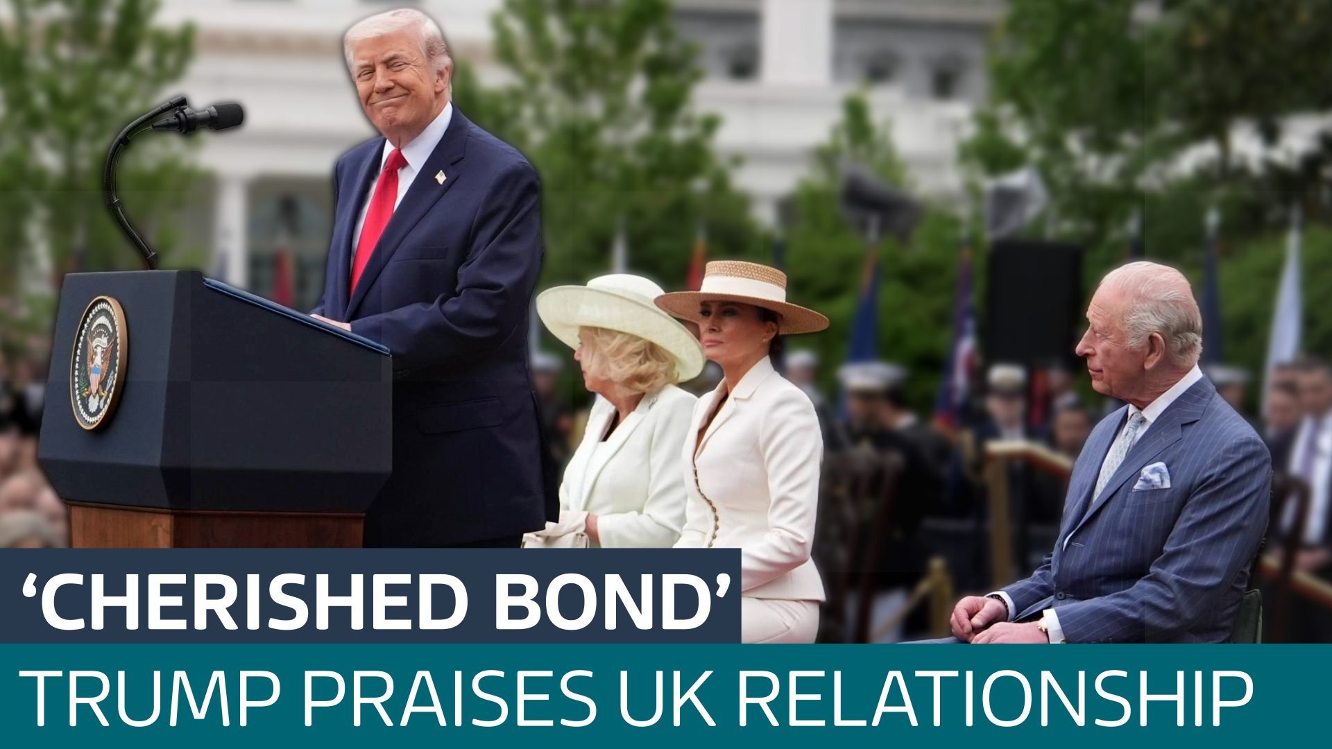 Trump: Cherished bond between US and UK will continue long into the future - Latest From ITV News