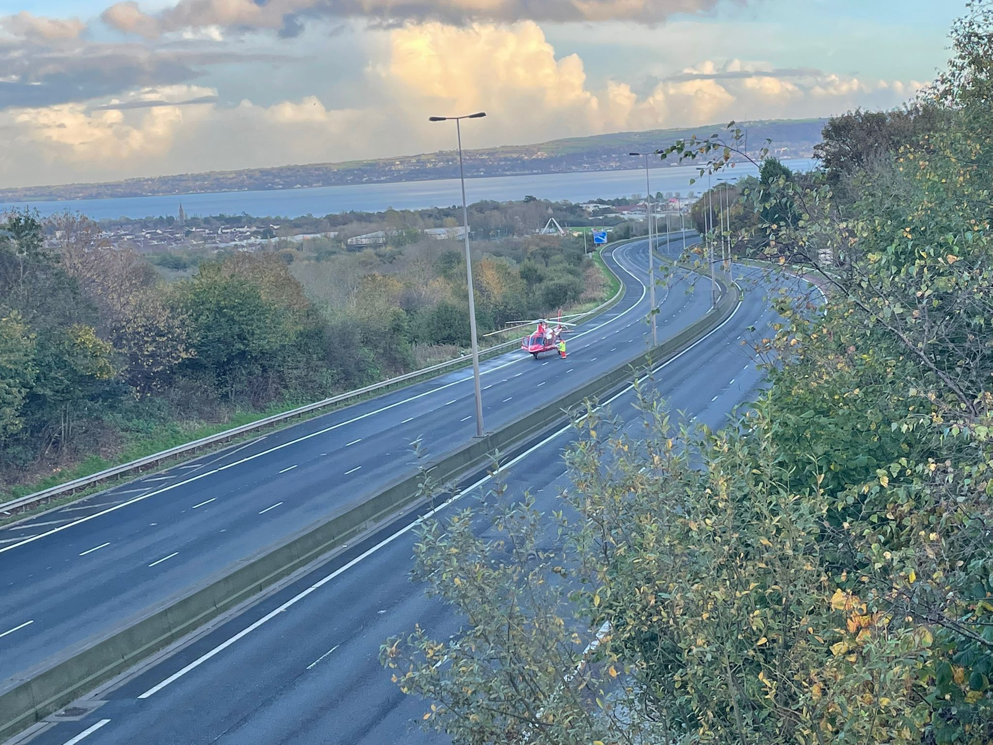 M2 motorway near Belfast reopens after being shut in both