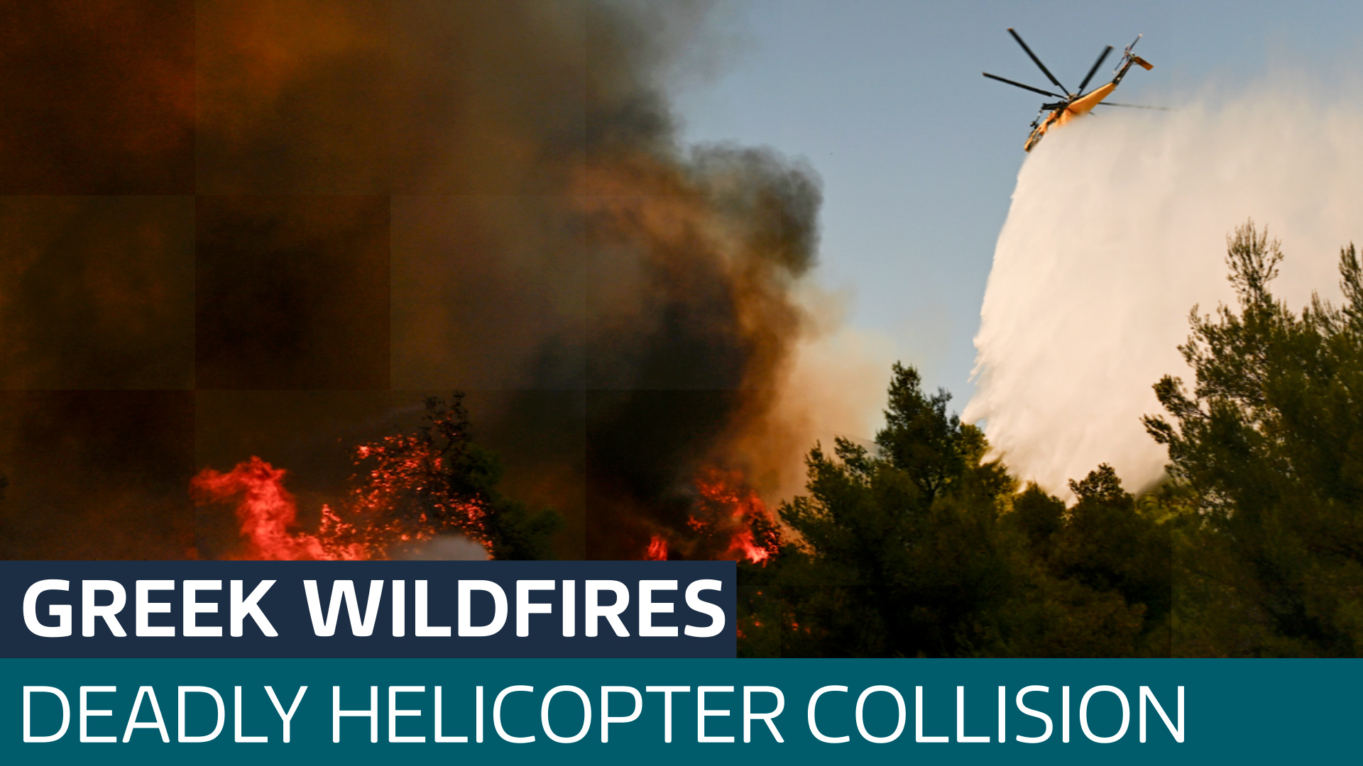Brit among survivors as two firefighting helicopters collide in Greece