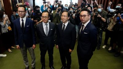 The four Hong Long politicians who have been disqualified