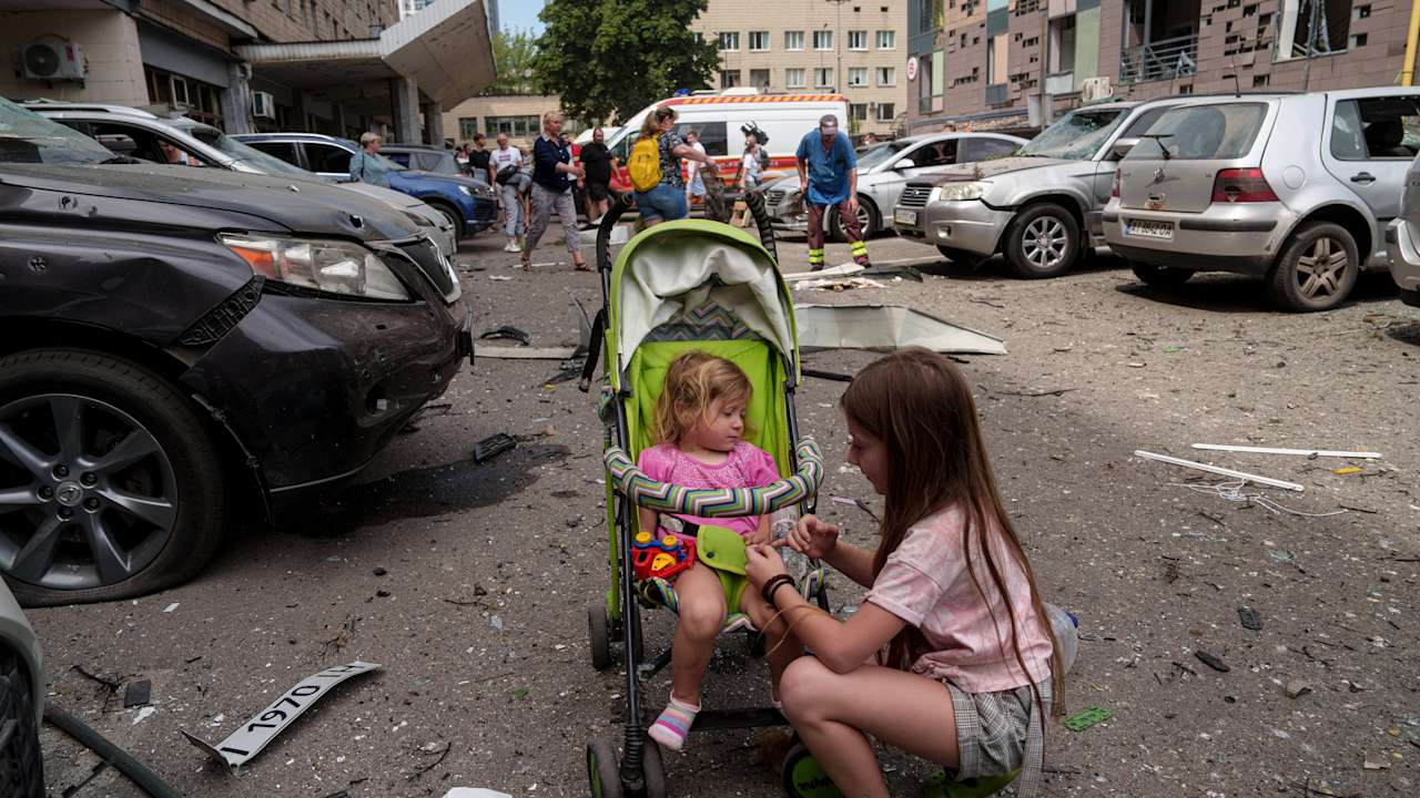 Kyiv children’s hospital struck by missiles as series of Russian attacks ...