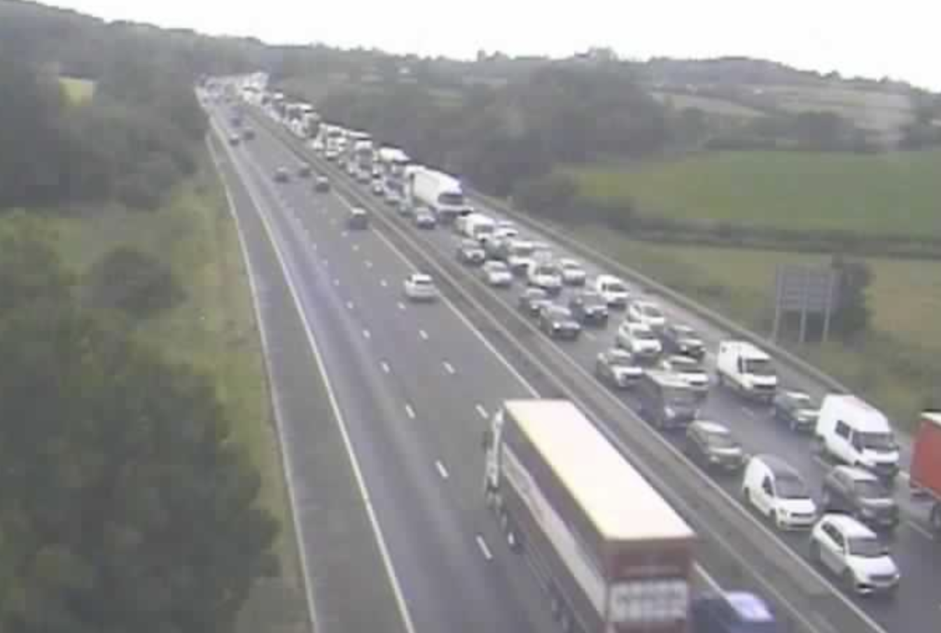 M5 traffic All lanes reopen after multiple crashes close northbound