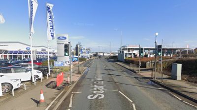 Scania Way is home to several car dealerships and is close to a large Sainsbury's supermarket