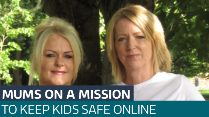 Two grieving mums who lost their sons lead campaign against online harm - Latest From ITV News