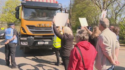 Protests at Walleys Quarry continue