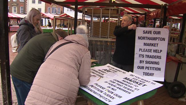 Market traders say their business will be destroyed if the market is moved.