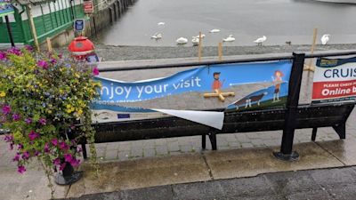 Vandals target Lake District Covid-19 guidance signs | ITV News Border