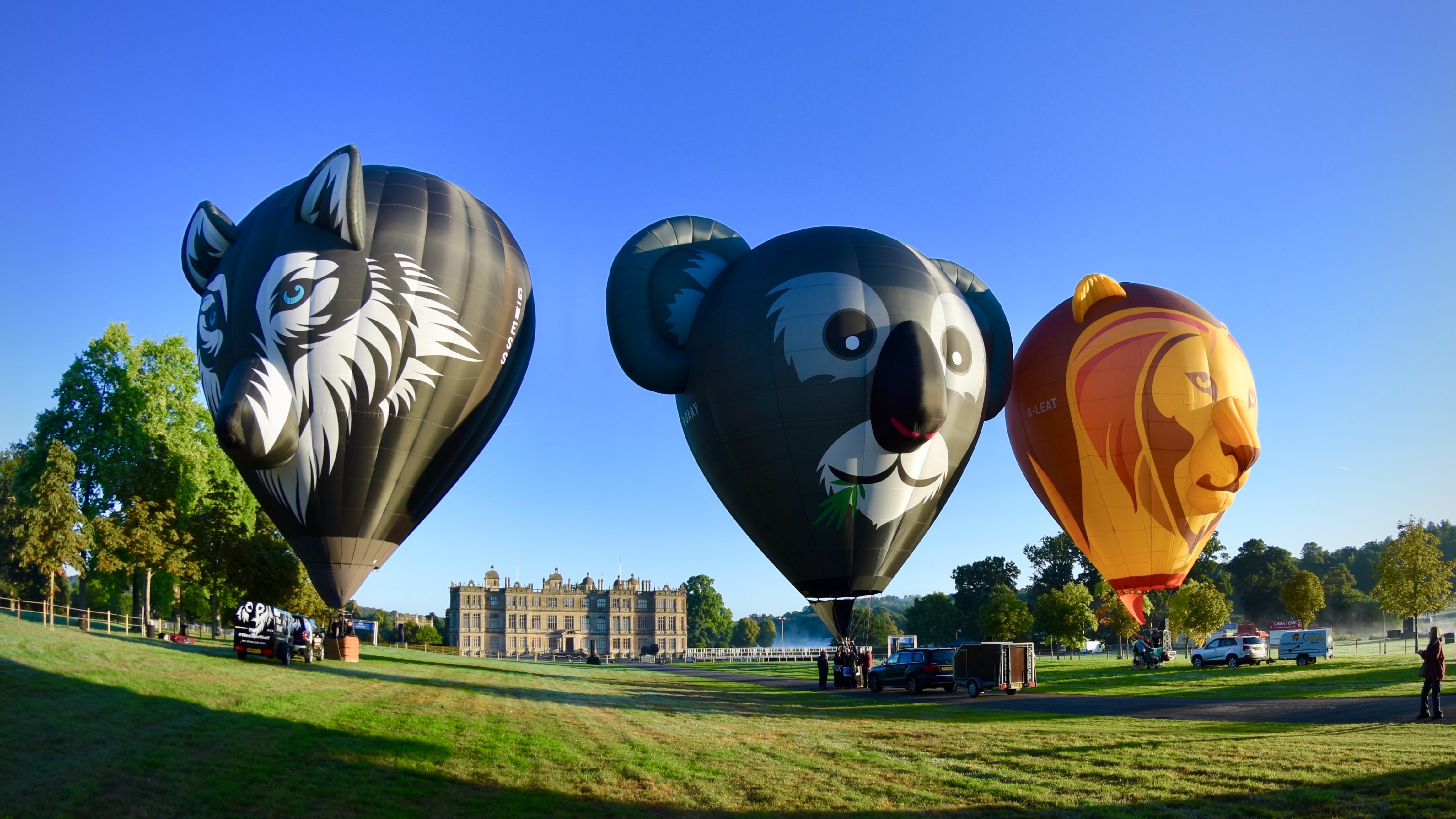 Hot air balloons shaped like animals to take to the sky at Longleat | ITV  News Meridian
