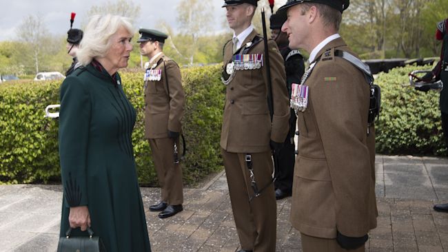 Duchess of Cornwall visit - PA