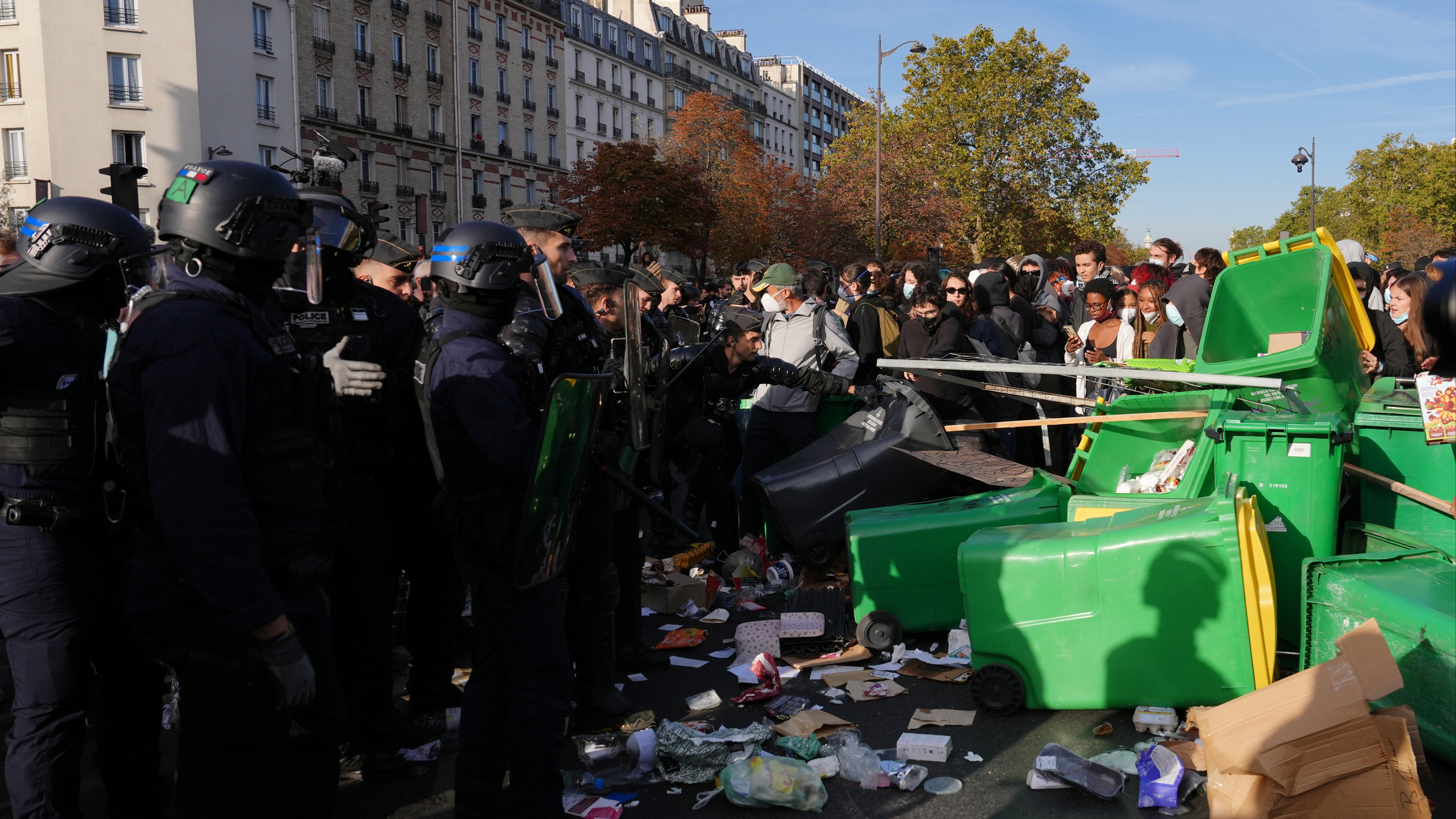 Pupils blockade high schools across France after 5,000 arrested in ...