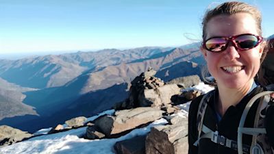 Esther Dingley, 37, has been traveling with her partner on the continent for six years.