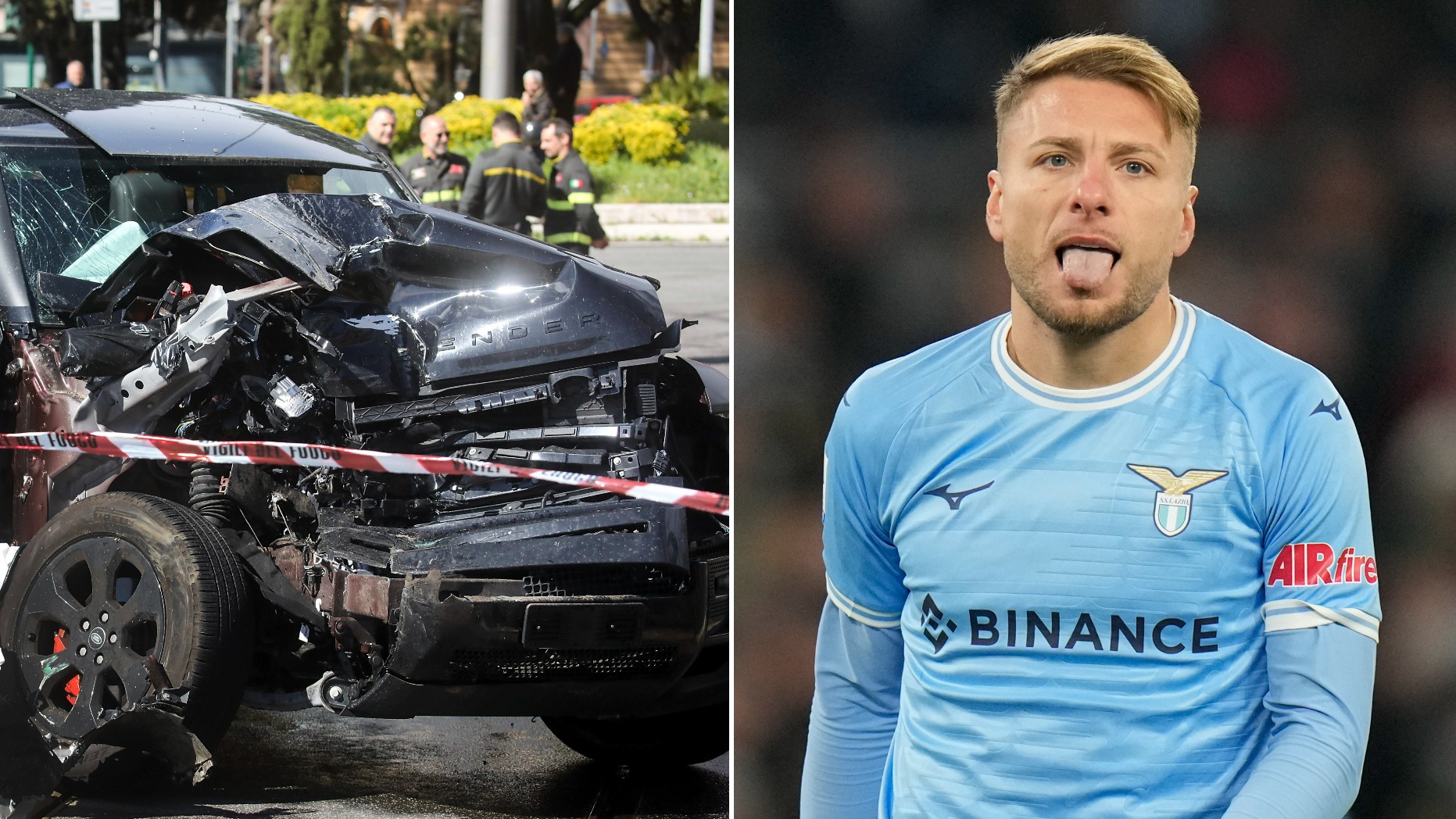 Lazio captain Ciro Immobile in hospital after tram collision ITV