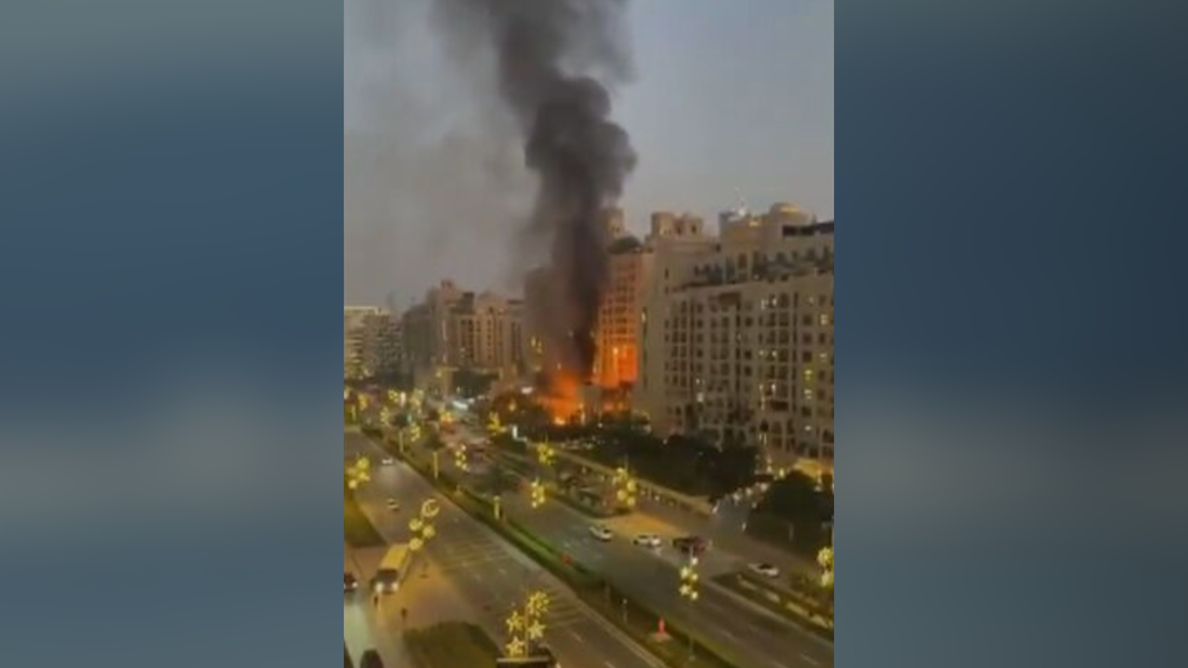 Dubai's Fairmont The Palm Hotel hit as Iranian retaliatory strikes continue