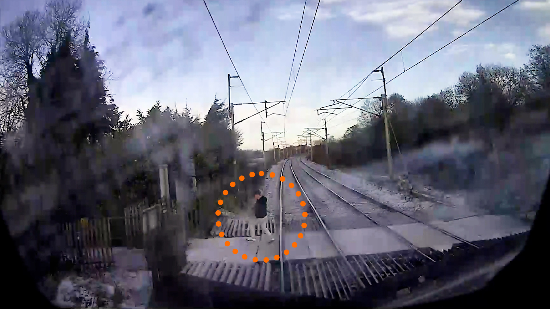 Shocking near miss at level crossing near Runcorn caught on CCTV | ITV ...