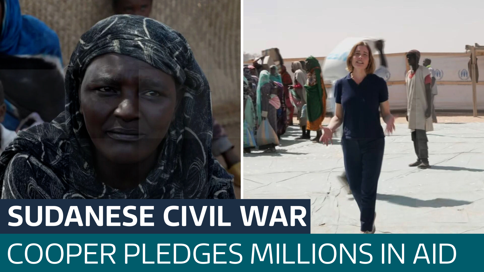 'The world must not look away’: Cooper accuses international community of failing women of Sudan - Latest From ITV News