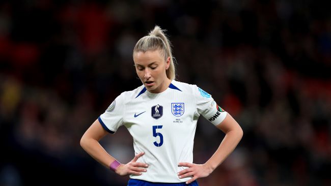 Leah Williamson suffered an anterior cruciate ligament injury playing for Arsenal.
Credit: PA
