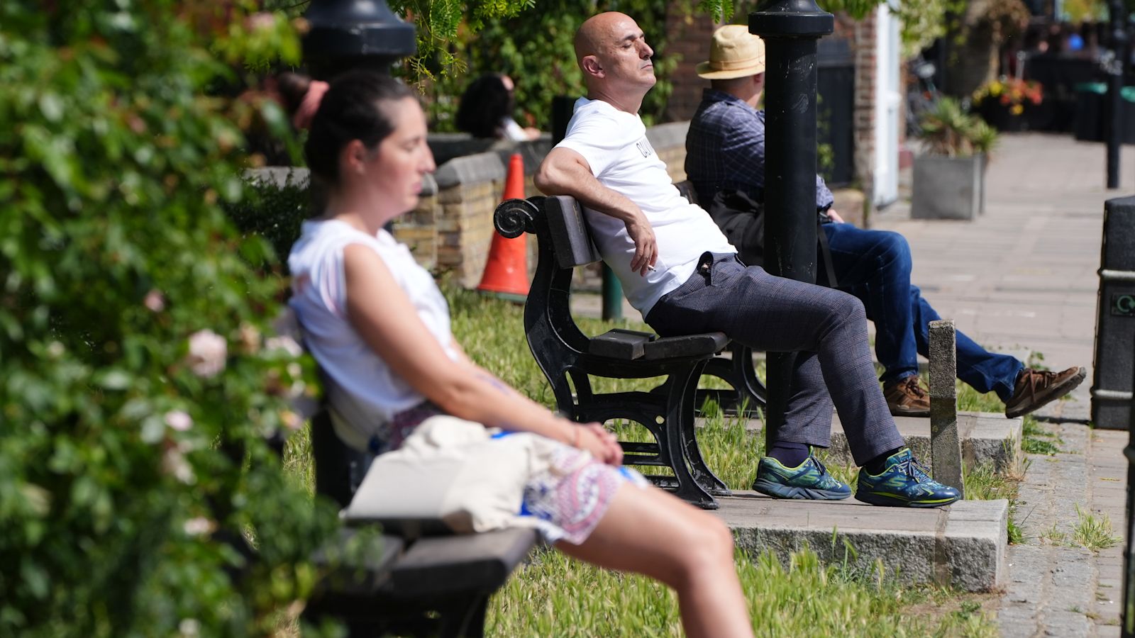 UK records hottest day of year so far as amber heat-health alert in place