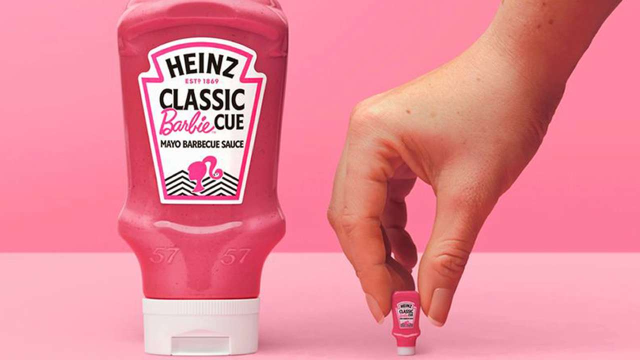 Heinz and Mattel join forces to create pink ‘Barbiecue’ sauce