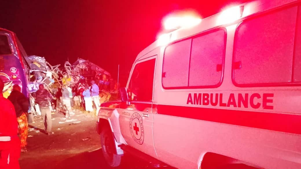 At least 63 people dead after two buses collide in Uganda