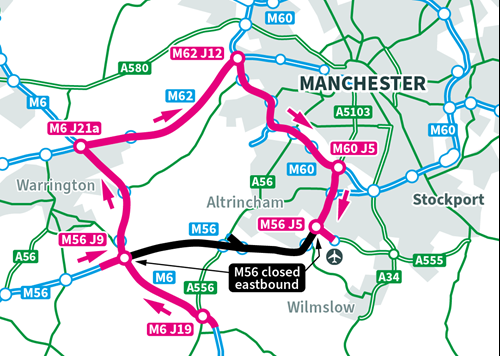 Drivers reminded of full M56 closure this weekend ITV News Granada