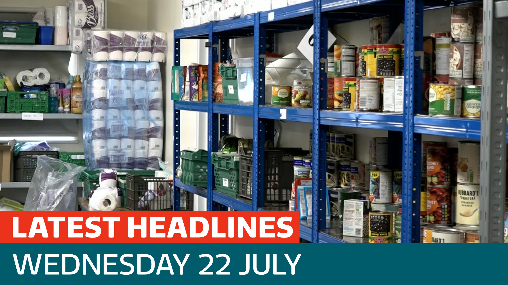 The latest headlines - as number of UK households unable to afford basics reaches record high
