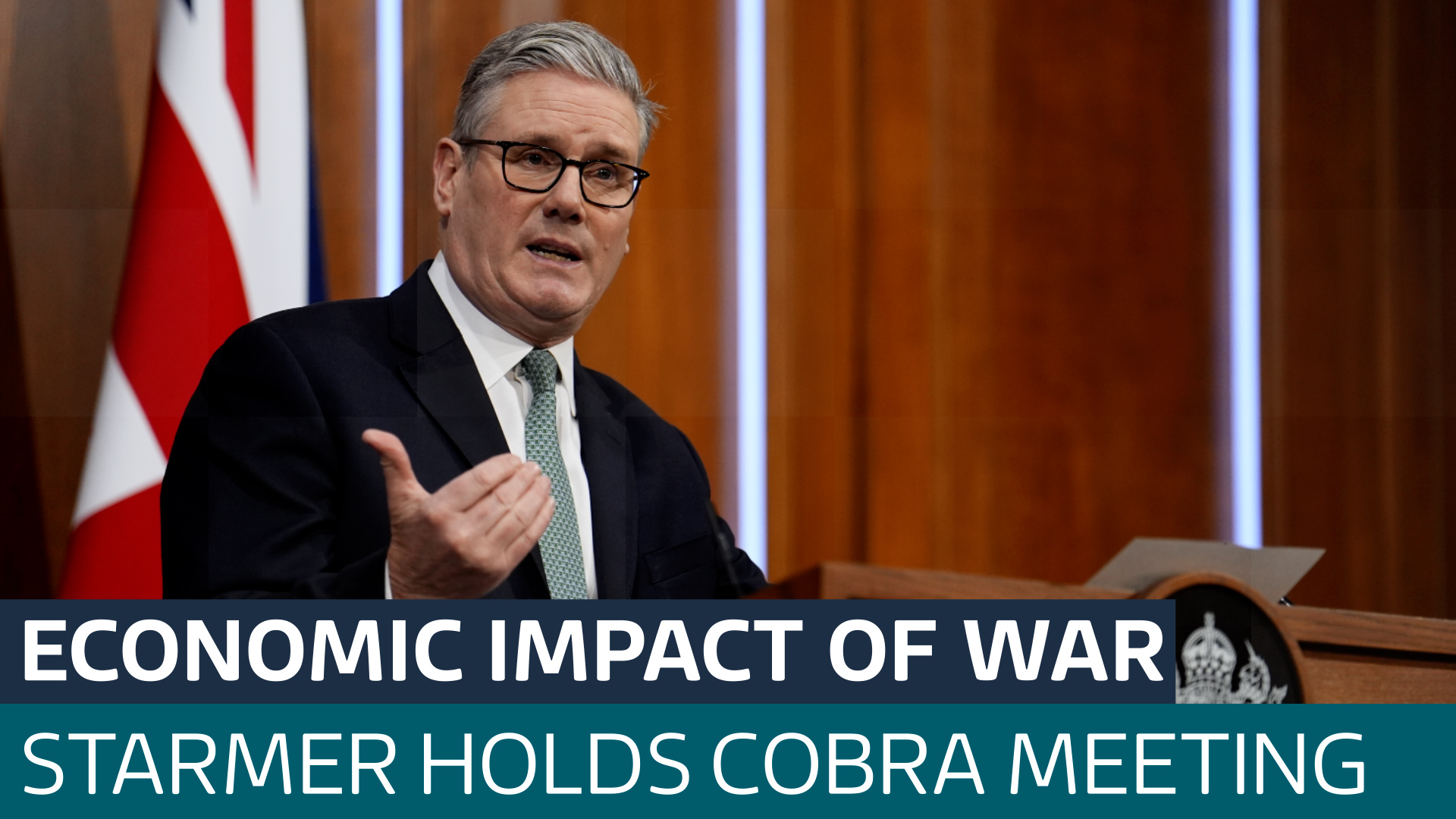 Prime Minister to hold Cobra meeting on the economic impact on war after call with Trump - Latest From ITV News
