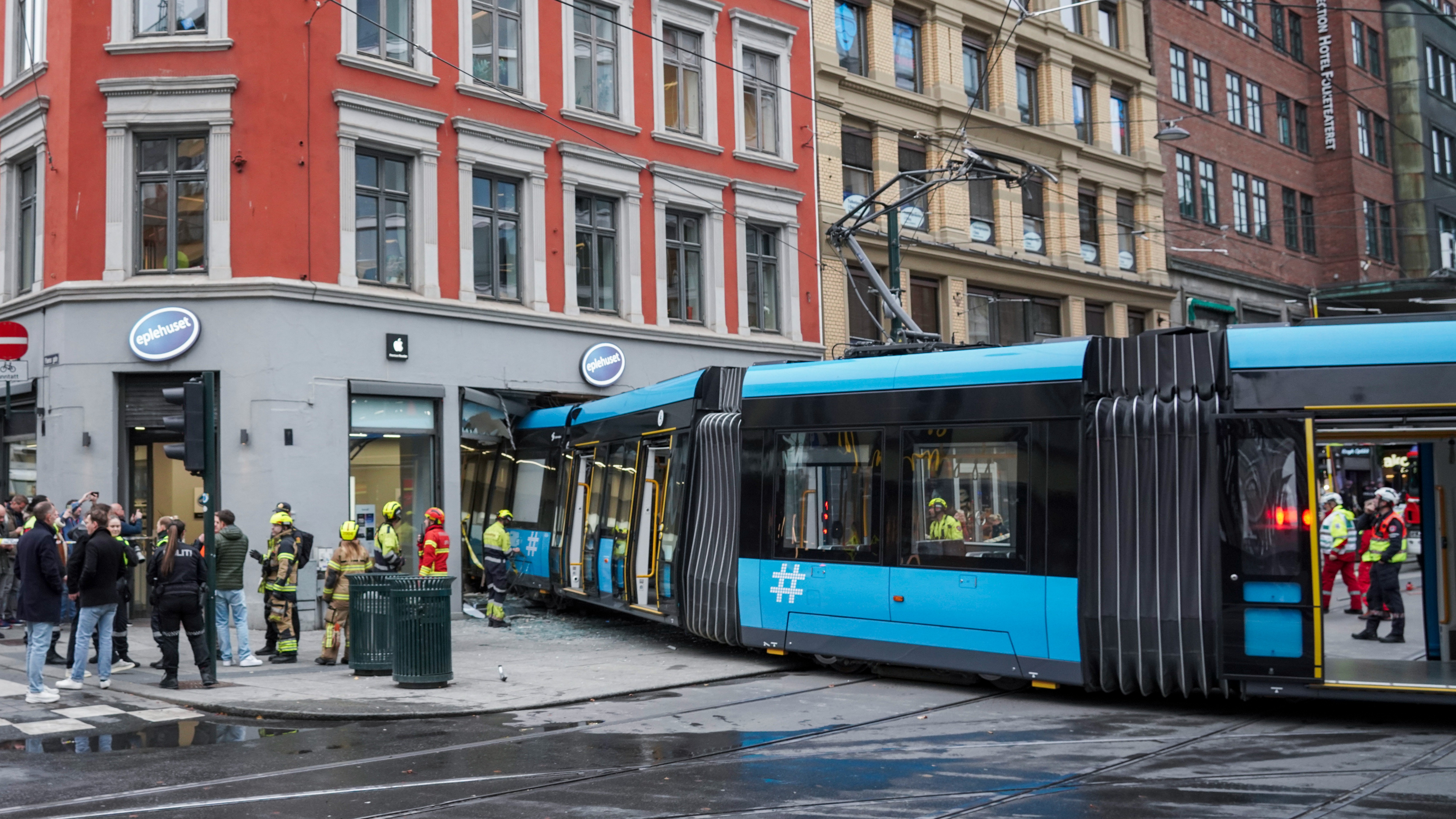 Tram Derails And Crashes Into Shop In Oslo, Leaving Four Injured | ITV News