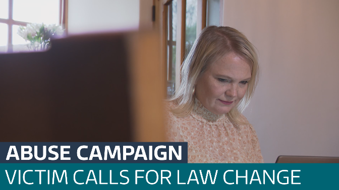 Domestic violence victim's campaign to change law - Latest From ITV News