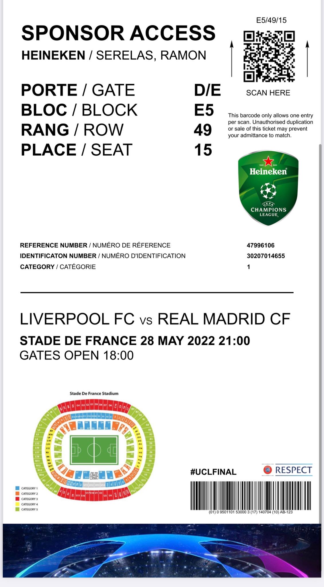 Champions League-tickets