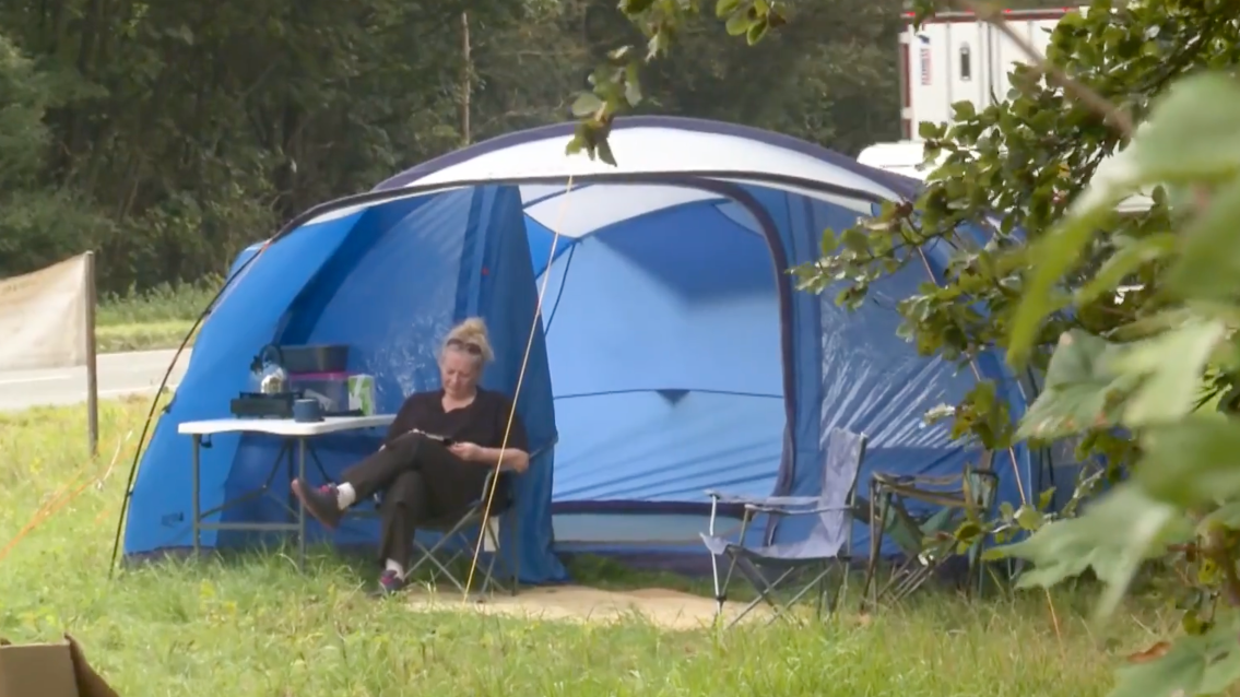 Protester Pitches Tent Outside RAF Scampton In Bid To Stop Government's ...