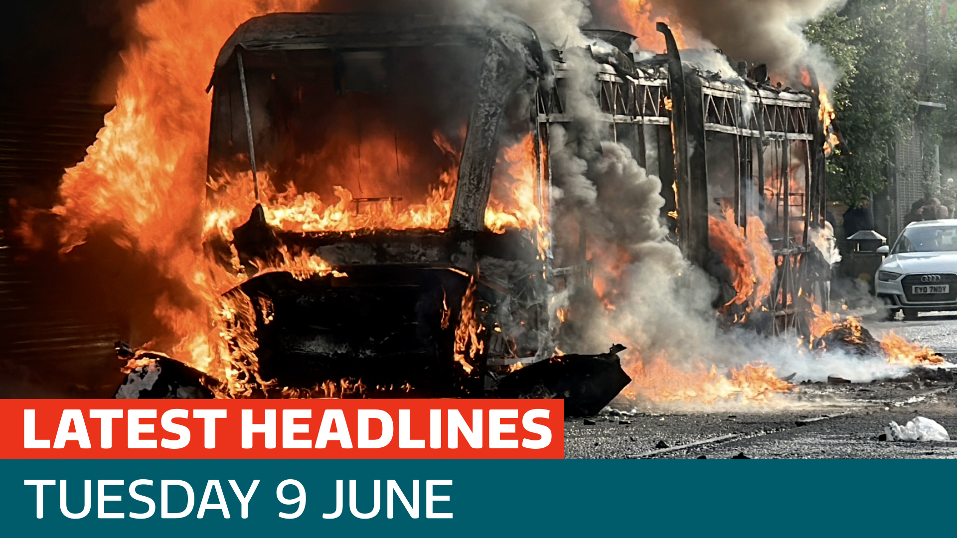 The latest headlines - as disorder breaks out in Belfast following knife attack