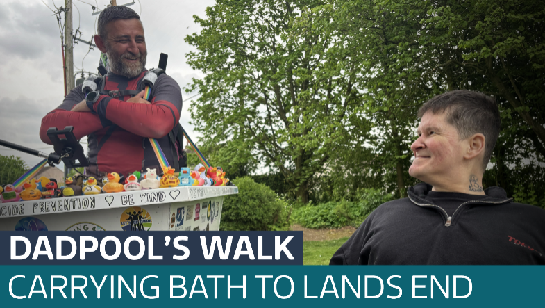 Dad Pool fundraiser to Lands End - Latest From ITV News