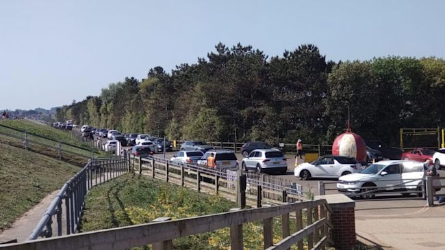 SHOTS OF ALL THE TRAFFIC AT WELLS RNLI
CREDIT: WELLS RNLI