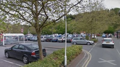 The man was found unresponsive in the Tesco car park on Sunday morning (January 22)