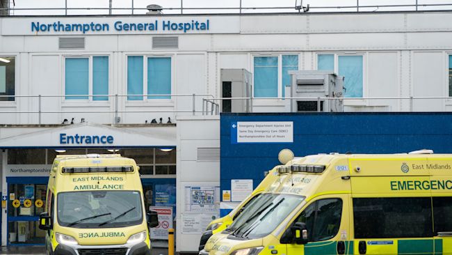 Northampton General Hospital.