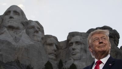 040720 Donald Trump at Mount Rushmore Independence Day AP