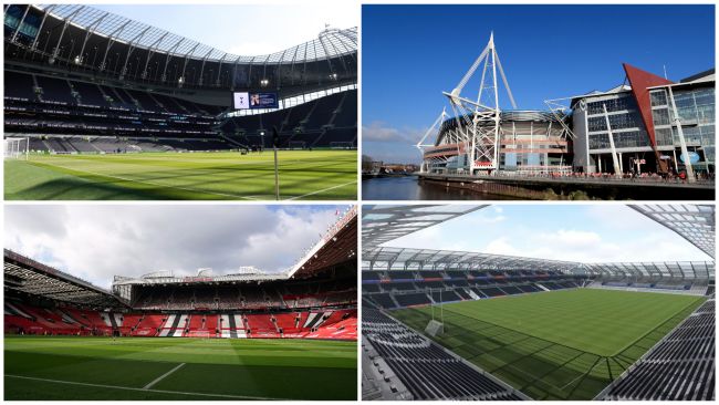 Euro 2028 shortlisted stadiums announced. Credit: PA, Casement Park.
