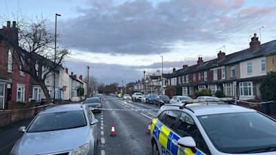 Scene of murder Carholme Road.