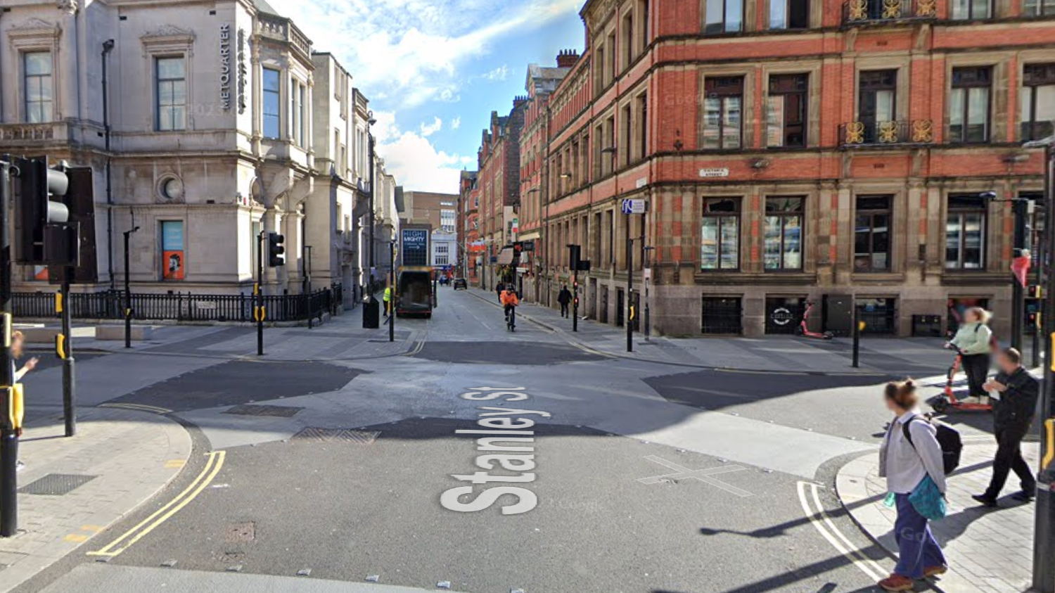 Roads reopened and woman detained after incident in Liverpool city