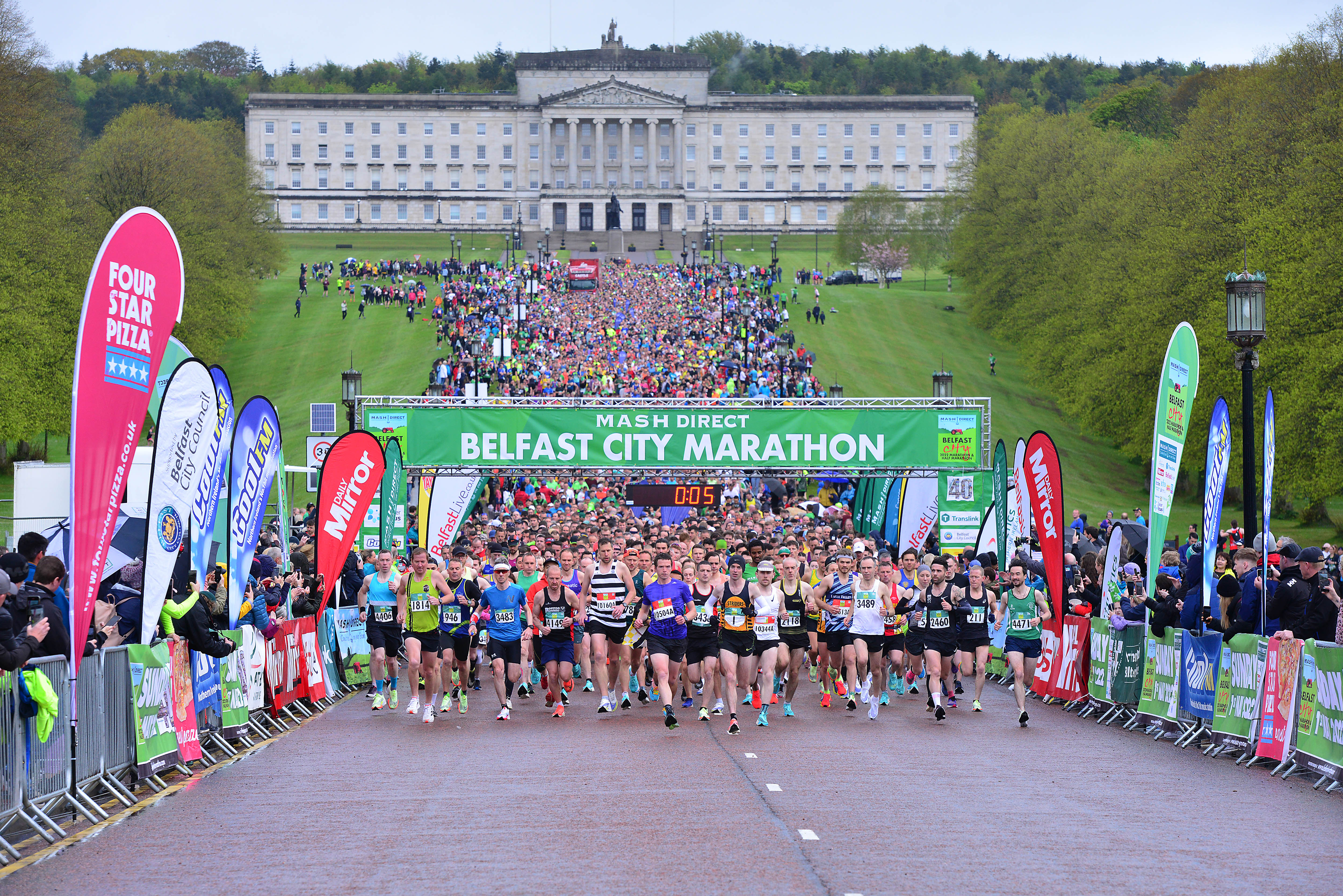 Belfast City Marathon likely to be wet and overcast as traffic