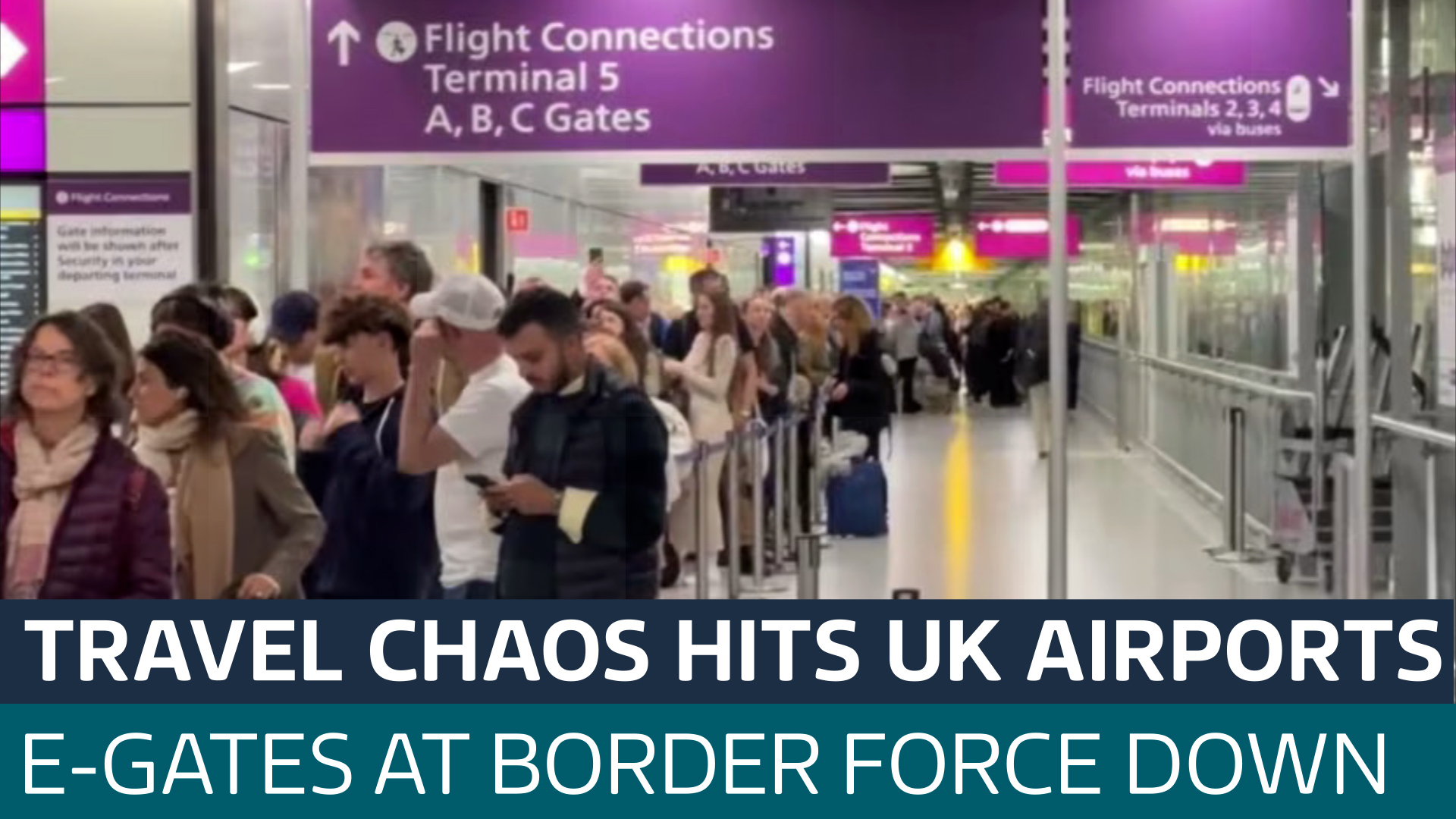 Airport chaos as nationwide fault hits passport e-gates - Latest From ...