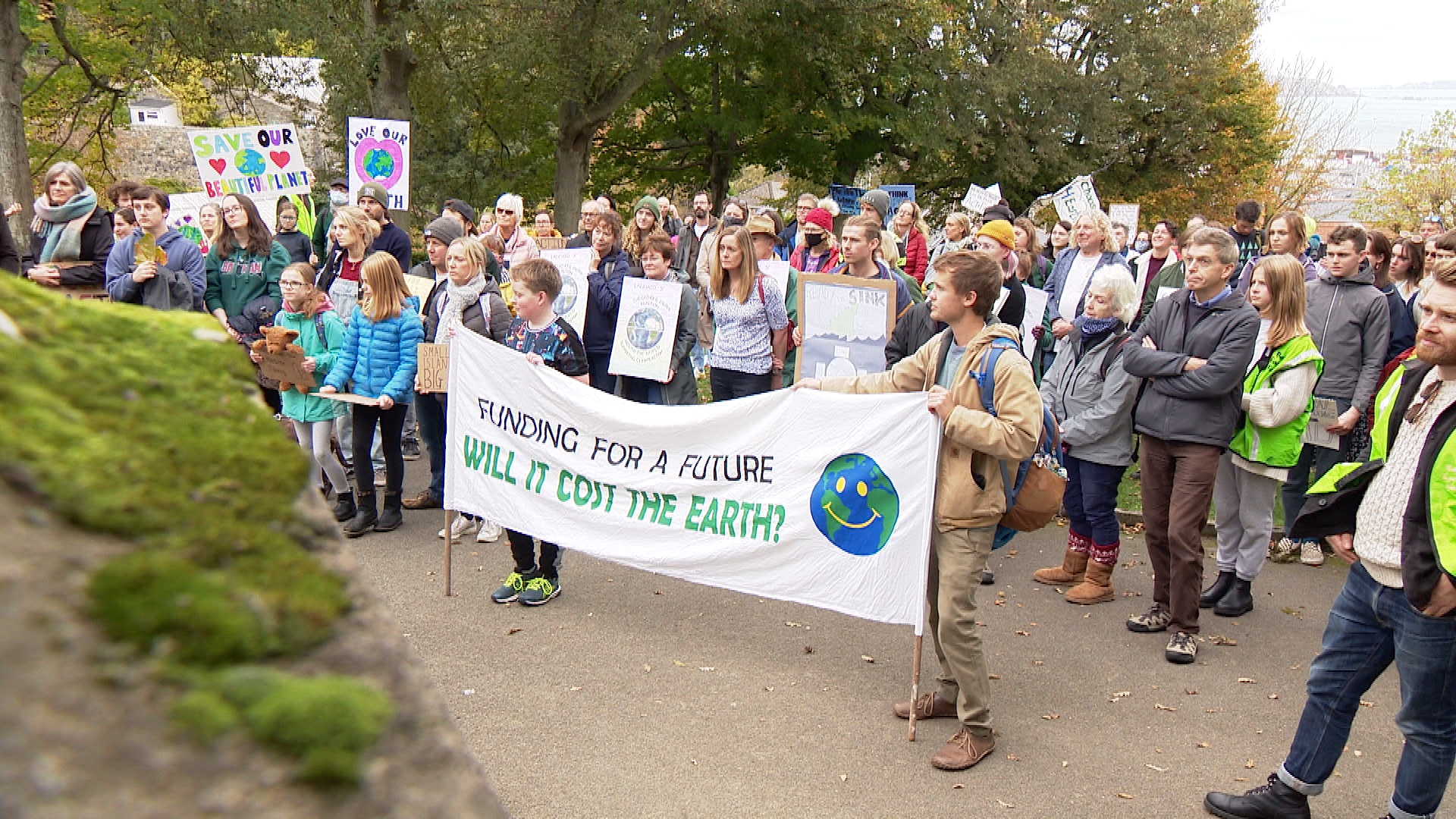 Activists March On St Peter Port Calling For Action On Climate Change ...