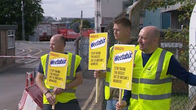 Weetabix workers step up their industrial action over pay and conditions