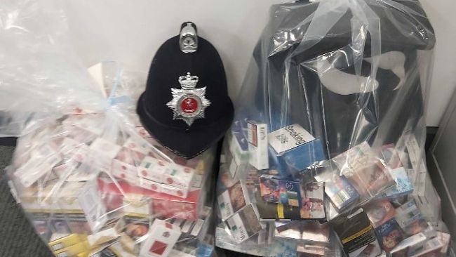 Officers from Gravesend’s Community Policing Team have seized more than 9,000 illegal cigarettes which were found inside a shop in the town.