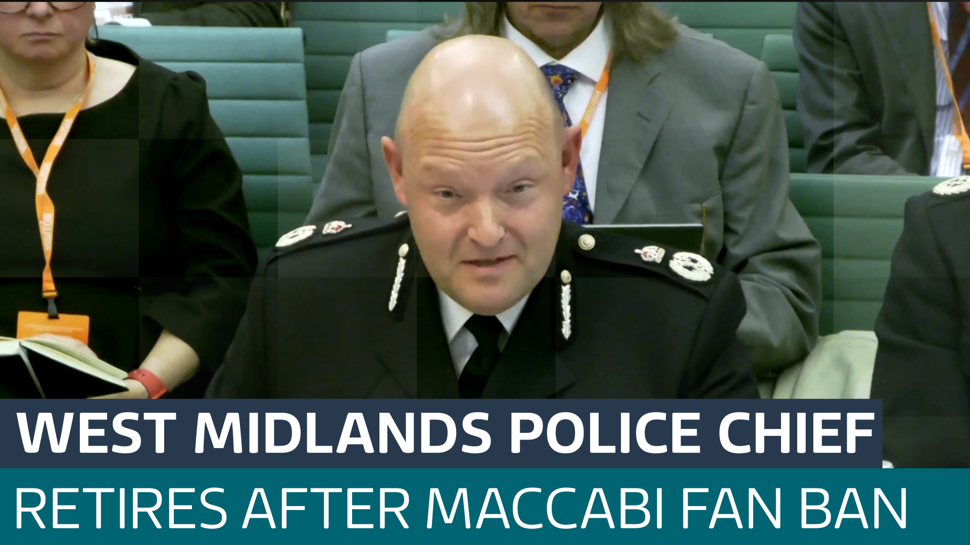 West Midland Police Chief to retire with immediate effect after Maccabi Tel Aviv fan ban - Latest From ITV News