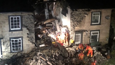 Woman dead after house collapses in 'explosion' near Ramsbottom | ITV ...