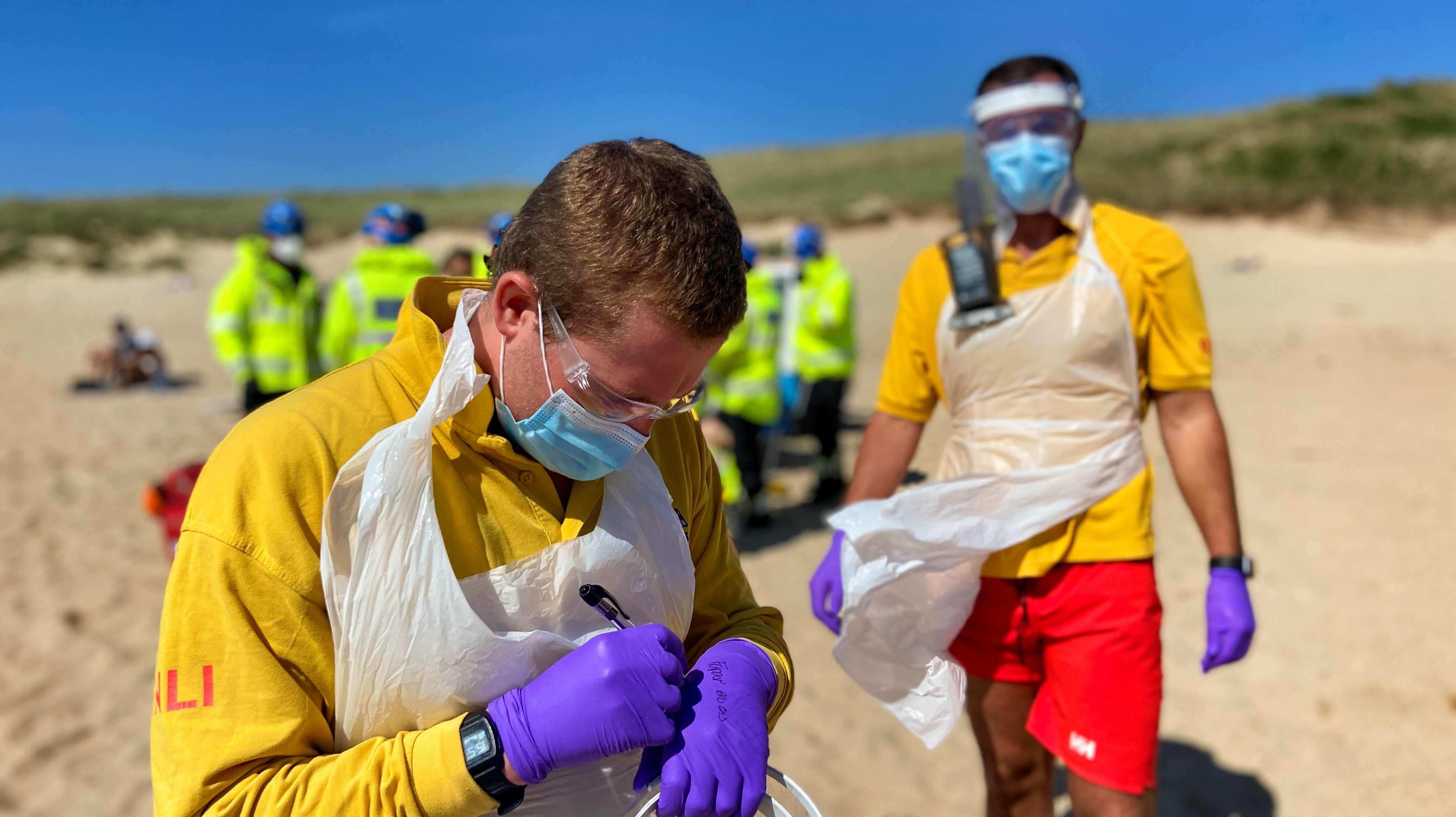 RNLI lifeguards perform multiple rescues and 'major first ...